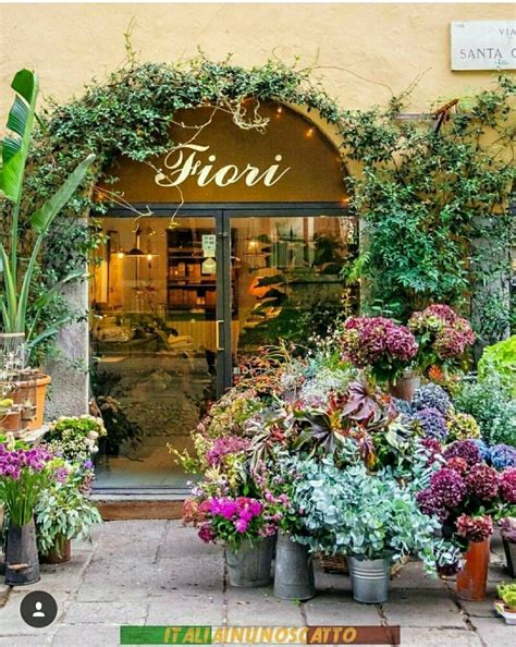 Flower and plant shops in Milan .